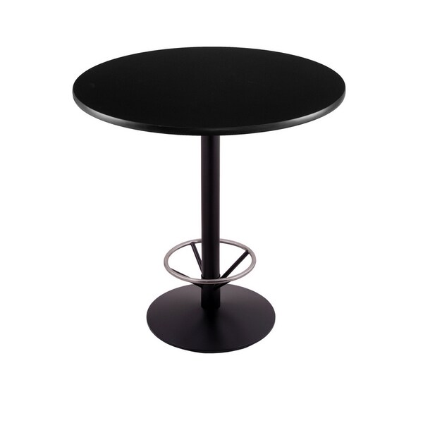 42" 214 Black Table 36" dia. Top, Foot Ring